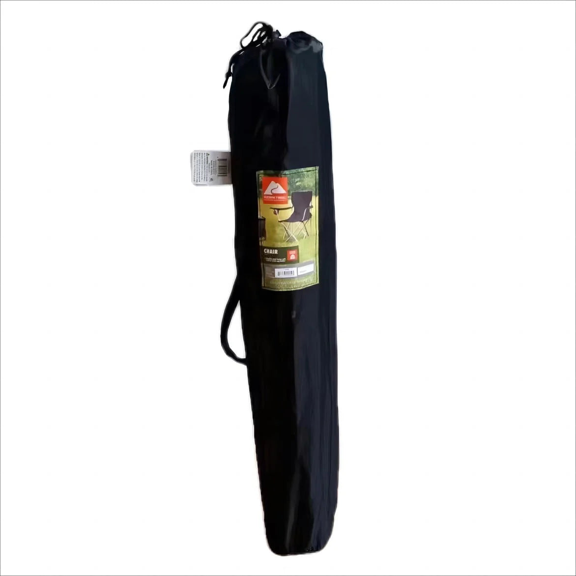 Quad Folding Camp Chair with Cup Holder, Black