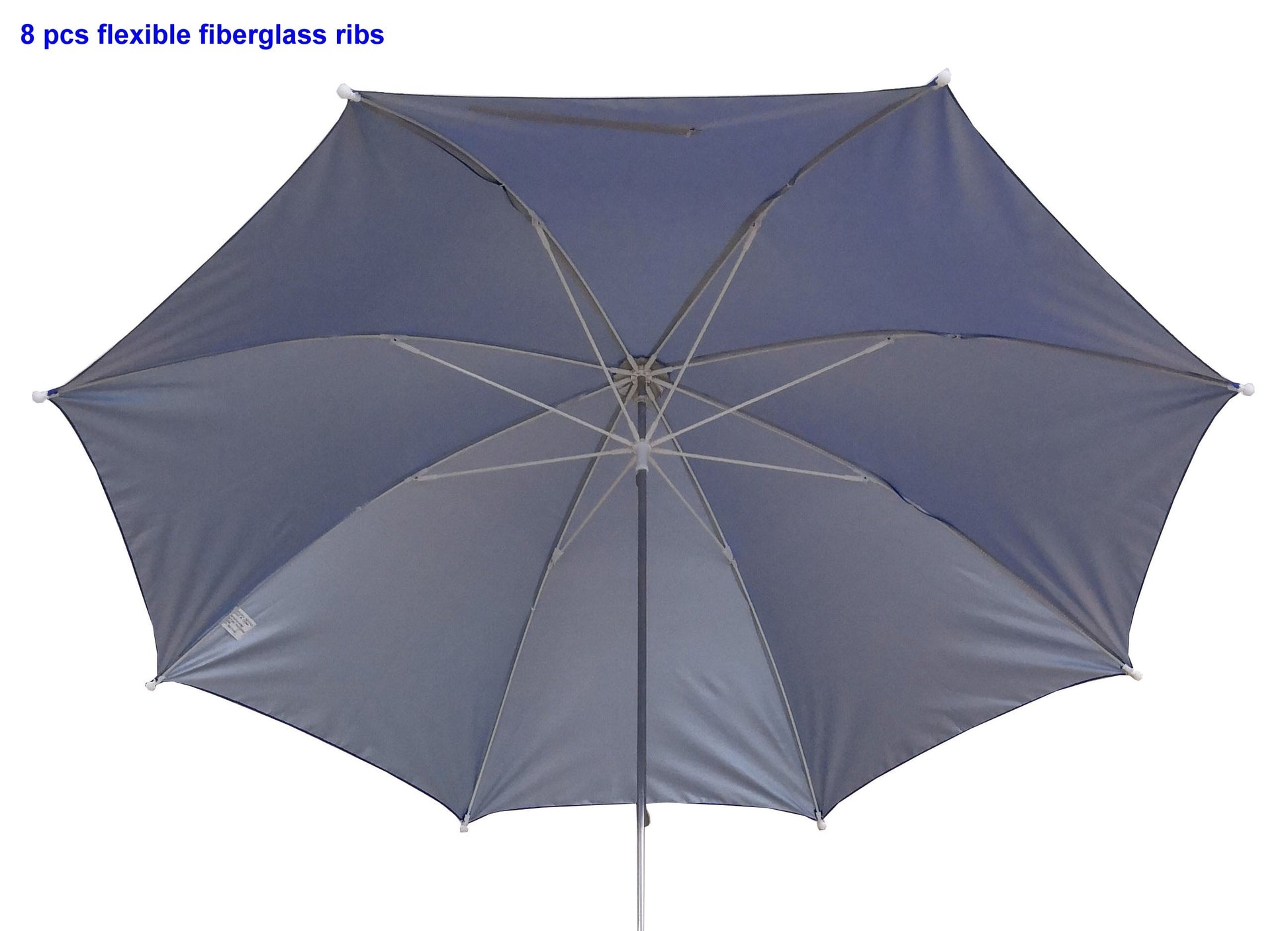 Blue Clip-On Umbrella for Beach Chair UV Resistant