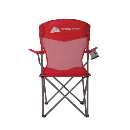 Basic Chair Mesh, Red, Adult