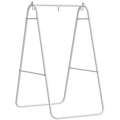 Hammock Chair Stand Only Heavy Duty Solid Steel A-Frame for Hanging Hammock, Egg Chair, Max Load 330 LBS, White